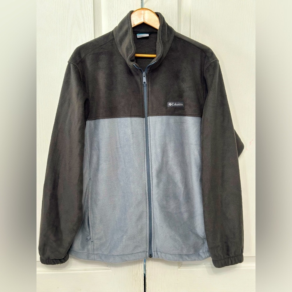 Columbia Men's‎ Zip Front Zippered Pocket Jacket Coat Size XL Gray